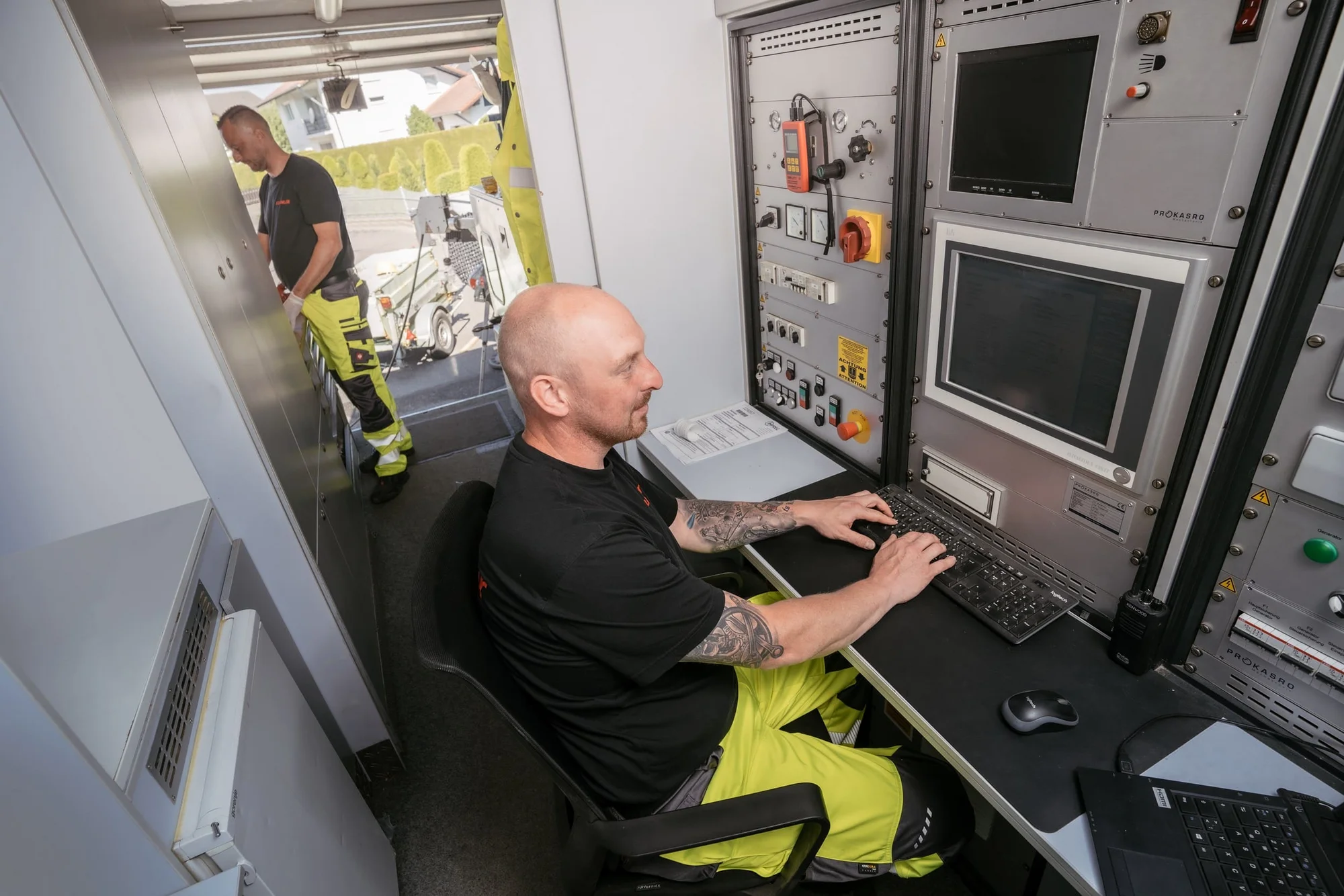 Ablauf einer Kanal und Rohrreinigung